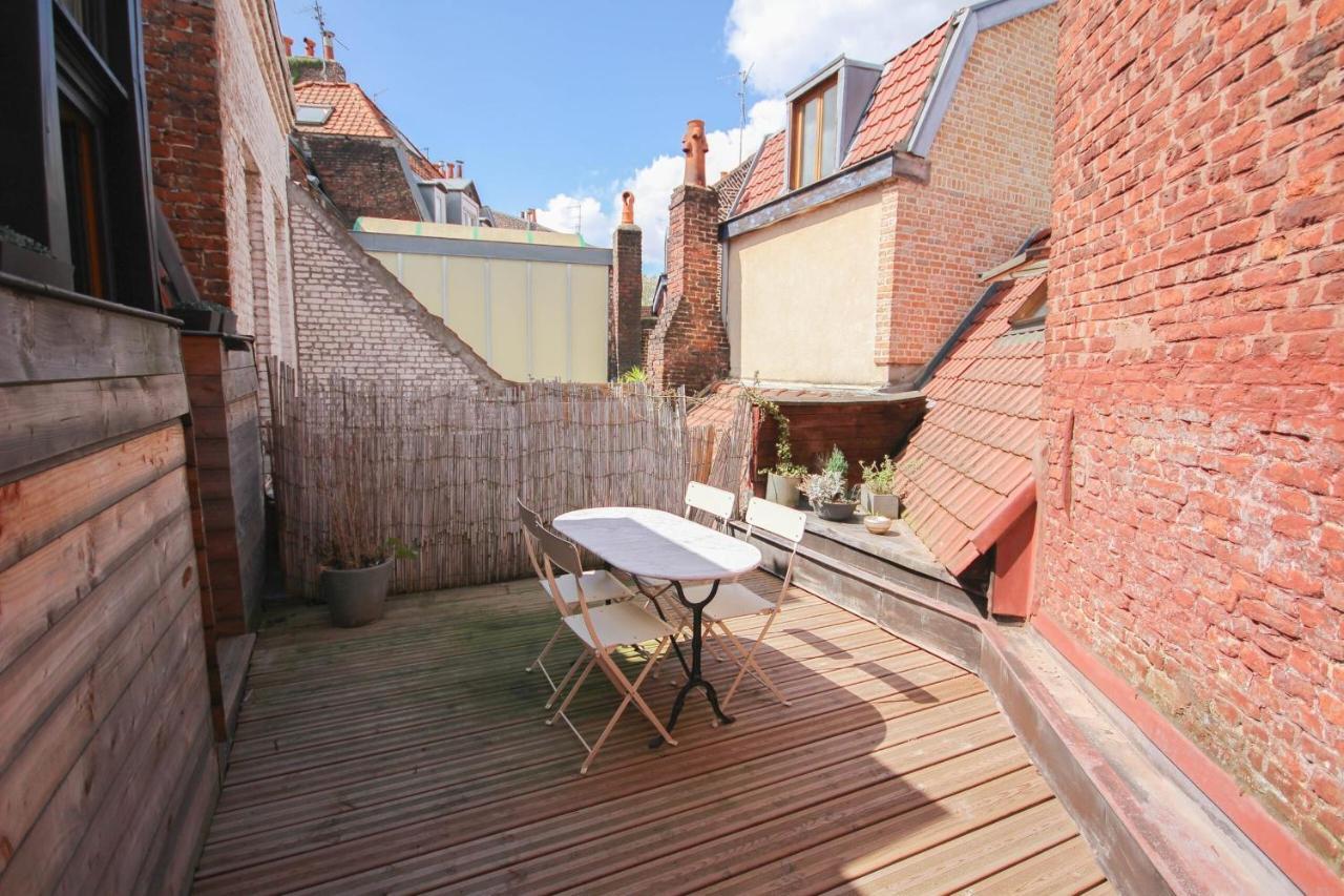Old Lille - Superb Loft-Type Terrace! Rijsel Buitenkant foto